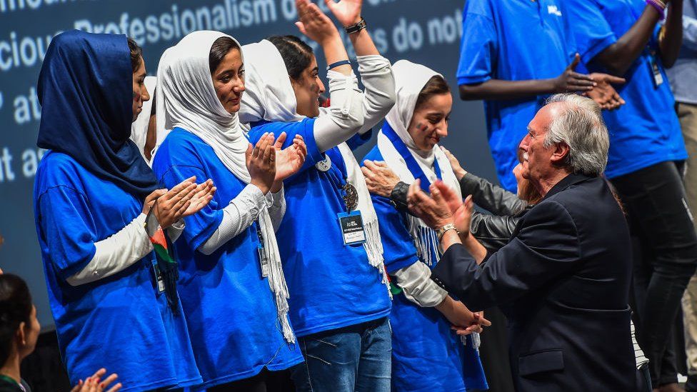 Nine Afghan girl robotics team members safe in Qatar