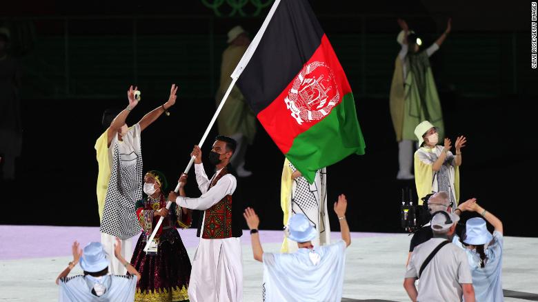 Afghanistan flag to feature in Paralympic opening ceremony as a show of ‘solidarity’