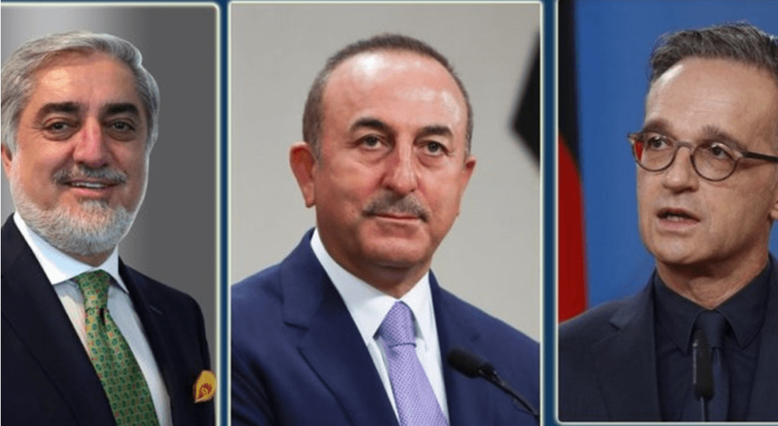 Abdullah, Turkish, German FMs discuss Afghanistan