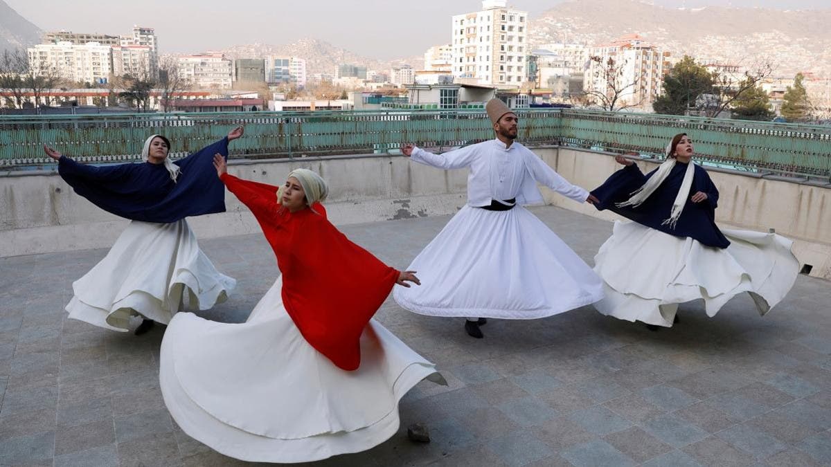 The whirling dancer fled from Taliban Group regime