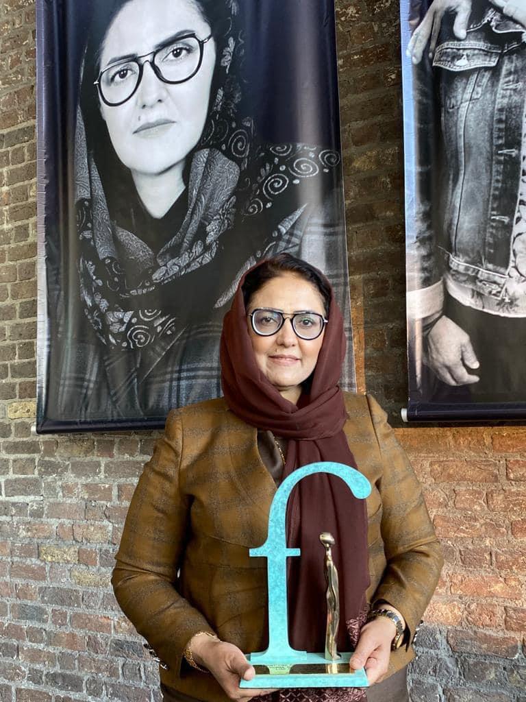 Liah Jawad from Afghanistan was recognized as the winner of the 2022 FLD award of human rights defender