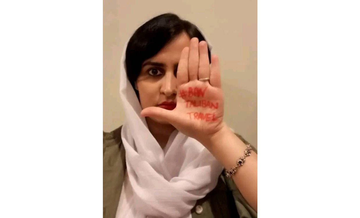 Women’s protest campaign due to Taliban travel restrictions