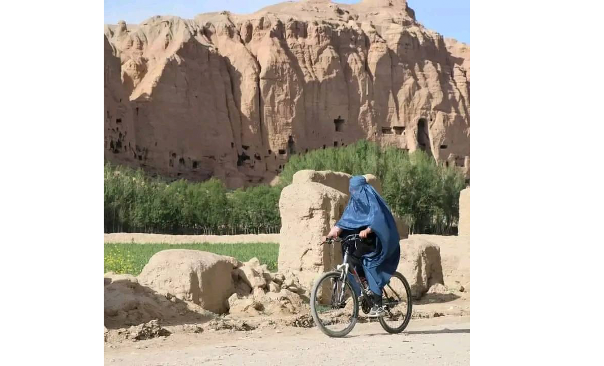 The Taliban have banned women without burqa from walking in Bamyan