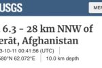 Breaking News;  Strong Earthquake Shakes Herat Again This Morning