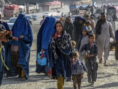 The compulsory return of 57% of Afghan migrants from Pakistan.