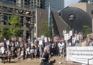 Protest by Afghan Citizens in Canada Against the Genocide of Hazaras