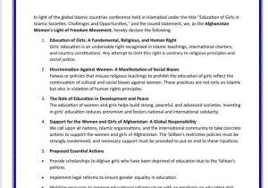 The Afghanistan Women’s Light of Freedom Movement Calls for Scholarships for Women and Girls in Afghanistan