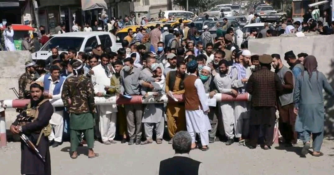 طالبان در غزنی سه زن را در صف پاسپورت بخاطر نداشتن محرم بازداشت کردند
