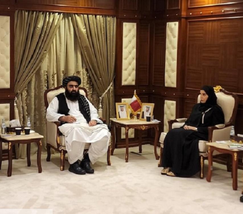 Invitation to visit Afghanistan A Qatari woman minister by Amir Khan Mottaqi