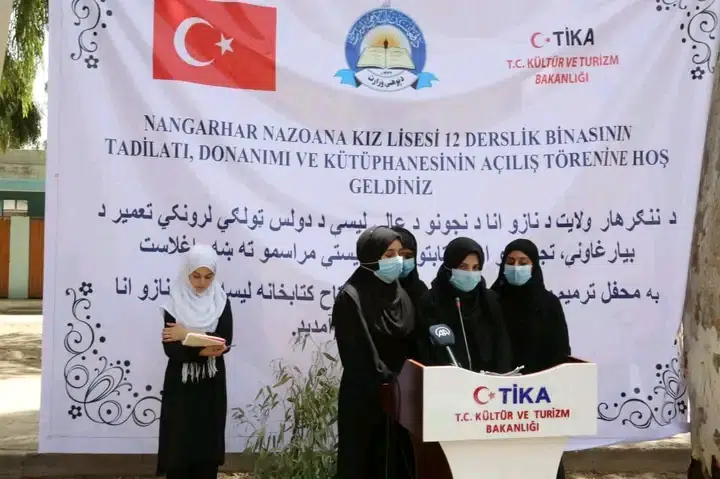 ننګرهار کې د نازو انا عالي ليسې نوې ودانۍ ګټې اخيستنې ته وسپارل شوه