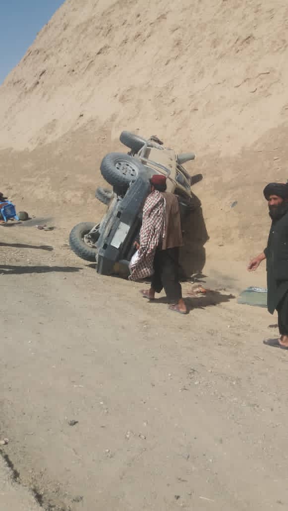 رویداد ترافیکی در فاریاب جان دو تن از افراد طالبان را گرفت و ده تن را زخمی ساخت