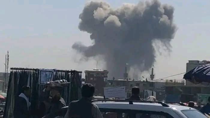 The morning of Kabul began with the sound of several powerful explosions
