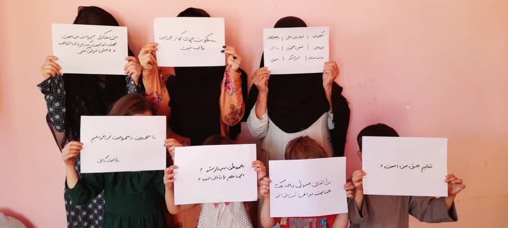 Protesting women in Kabul: The silence of the world is no less than the crime of the Taliban