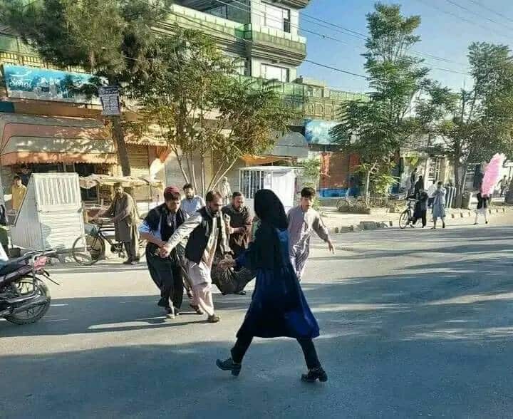 An explosion occurres in the Shiite area in the west of Kabul