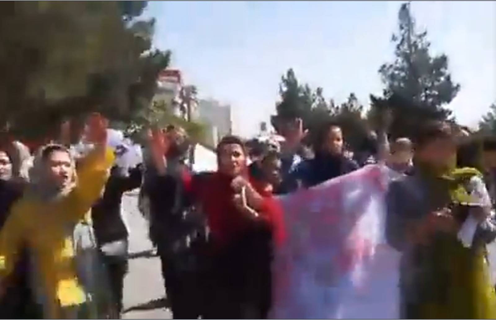 Demonstrations of protesting women in Kabul were once again suppressed by the Taliban