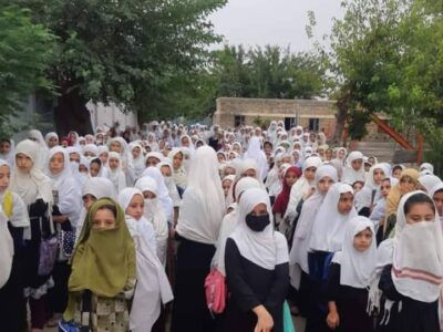 له شپږم ټولګي پورته د نجونو د زده کړو نه پیلېدو غبرګونونه را پارولي