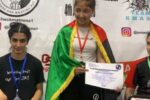 دختر ورزشکار افغان درپاکستان به مدال طلا دست یافت