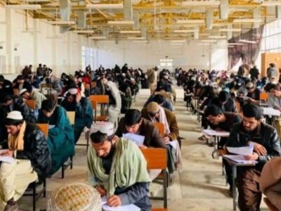 نخستین روز آزمون کانکور بدون حضور دختران در یازده ولایت سپری شد