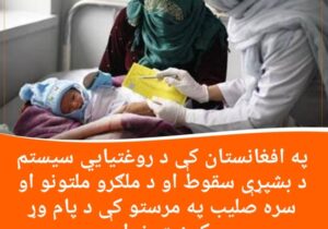 په افغانستان کې د روغتیایی سیستم د بشپړې سقوط او د ملګرو ملتونو او سره صلیب په مرستو کې د پام وړ کمښت خطر