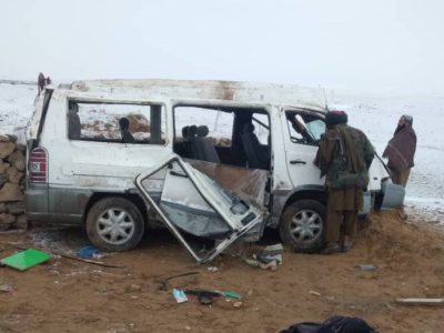  دو رویداد ترافیکی جداگانه در ولایت فاریاب ۳ کشته و ۲۰ زخمی برجا گذاشت