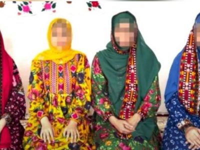 گروه نو ظهور اعتراضی موسوم به “دختران کابل”، شعار اعتراضی اجرا کردند