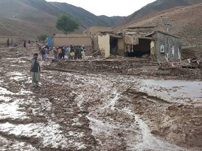 جان باختن ۵۰ تن در اثر سیلاب‌ها در ولایت غور
