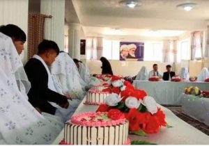 برگزاری محفل عروسی دسته جمعی در بامیان