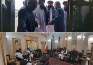 ورود ملا برادر و وزیر خارجه‌ی طالبان به تهران