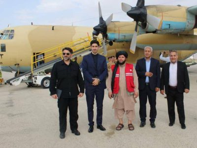 دومین محموله امدادی ایران برای سیلاب‌زدگان، وارد ولایت بلخ شد 