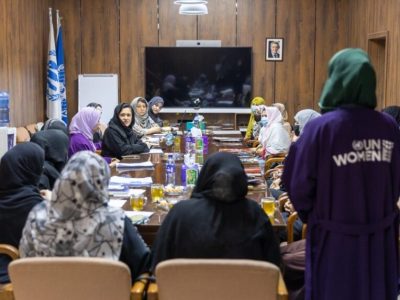 دیدار نماینده بخش زنان سازمان ملل با خبرنگاران و‌ بازرگانان زن در افغانستان