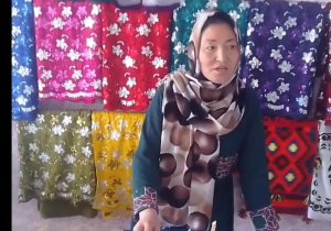 بانوان بامیانی مشغول تجارت و سوداگری