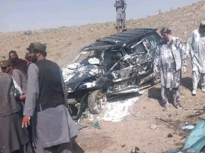 رویداد ترافیکی در غزنی؛ ۱ زن جان باخت و ۱۲ نفر دیگر زخمی شدند