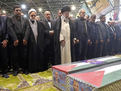 بستن آسمان تهران برای نماز جنازه اسماعیل هنیه 