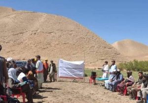 ساخت شبکه آبرسانی در فاریاب 