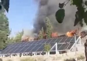 آتش‌سوزی معاش تعداد از کارمندان یک شفاخانه را کاملا سوزاند