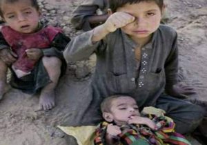 ۳.۲ میلیون کودک و ۸۴۰ هزار زن در بحران سوءتغذی در افغانستان به سر می‌برند