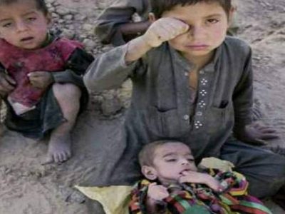 ۳.۲ میلیون کودک و ۸۴۰ هزار زن در بحران سوءتغذی در افغانستان به سر می‌برند